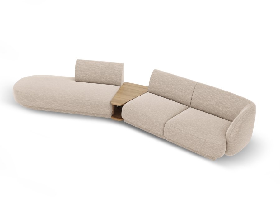 MICADONI  Modulsofa til venstre, Miley, 4 seter, 360x167x70