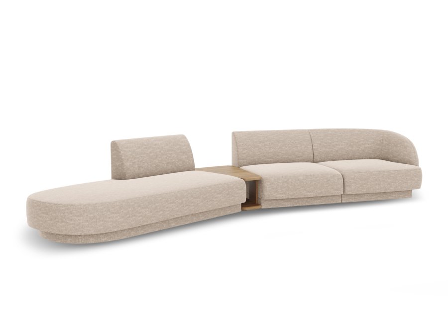 MICADONI  Modulsofa til venstre, Miley, 4 seter, 360x167x70