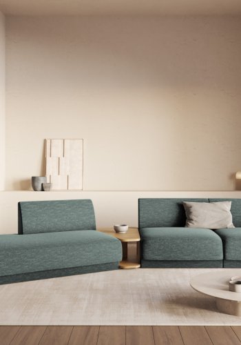 MICADONI  Modulsofa til venstre, Miley, 4 seter, 360x167x70