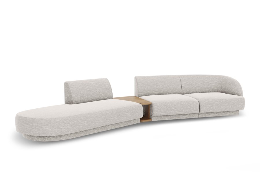 MICADONI  Modulsofa til venstre, Miley, 4 seter, 360x167x70