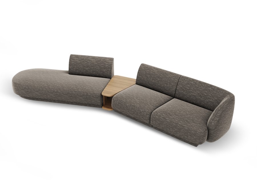 MICADONI  Modulsofa til venstre, Miley, 4 seter, 360x167x70