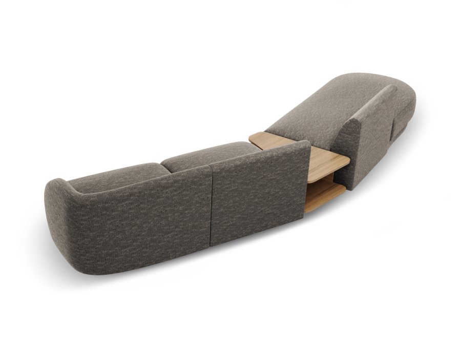 MICADONI  Modulsofa til venstre, Miley, 4 seter, 360x167x70