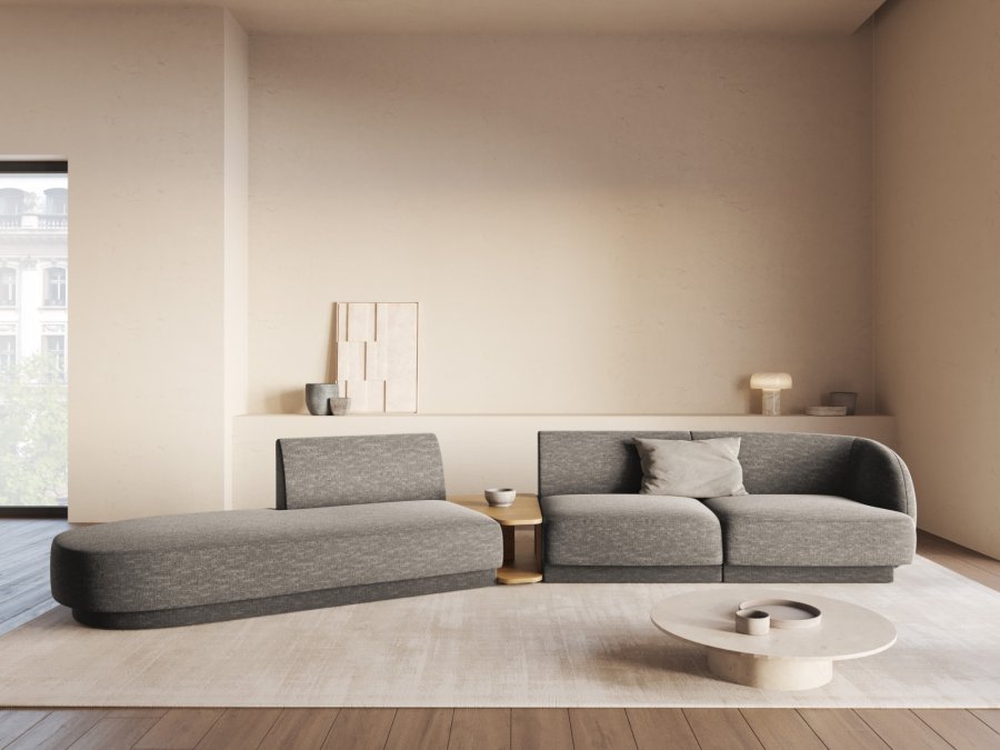 MICADONI  Modulsofa til venstre, Miley, 4 seter, 360x167x70
