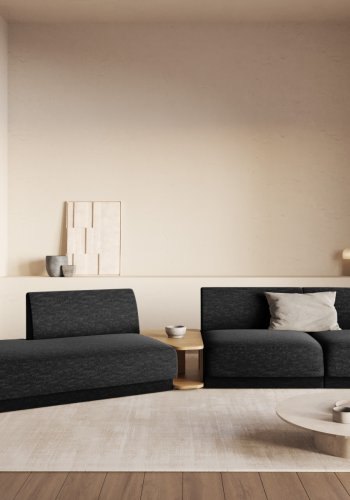 MICADONI  Modulsofa til venstre, Miley, 4 seter, 360x167x70