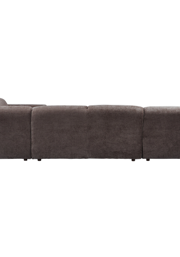 WOOOD CLOUD HJRNESOFA HJREVVET CHENILLE VARM BRUN