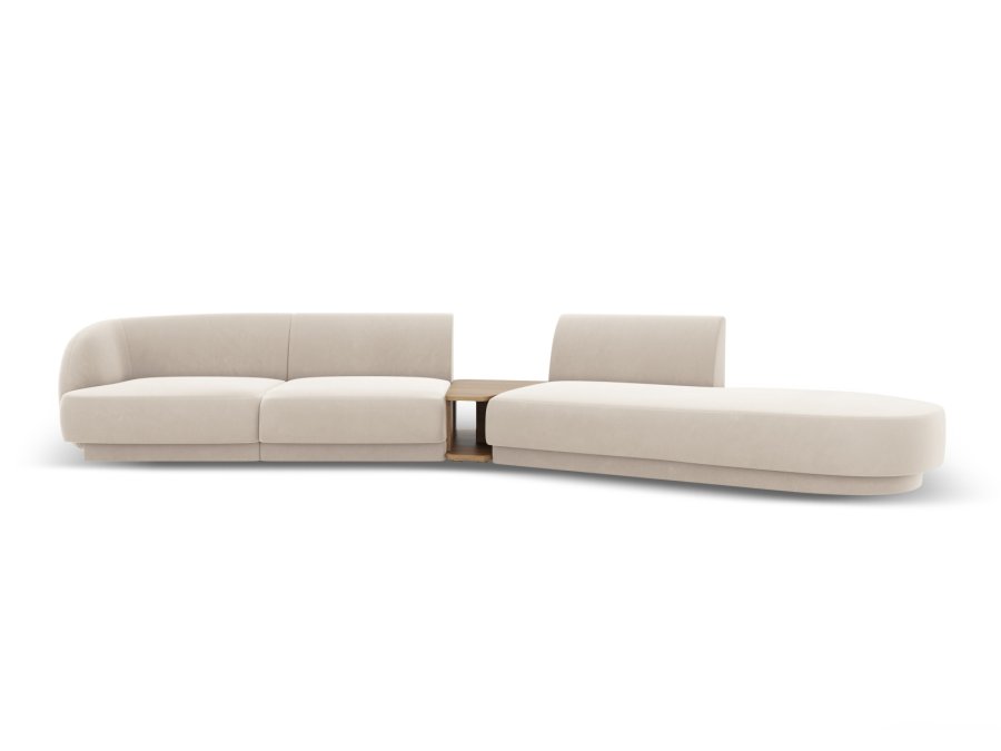 MICADONI  Modulsofa i flyel til hyre, Miley, 4 seter, 360x167x70