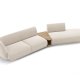 MICADONI  Modulsofa i flyel til hyre, Miley, 4 seter, 360x167x70