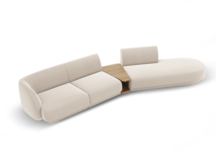 MICADONI  Modulsofa i flyel til hyre, Miley, 4 seter, 360x167x70