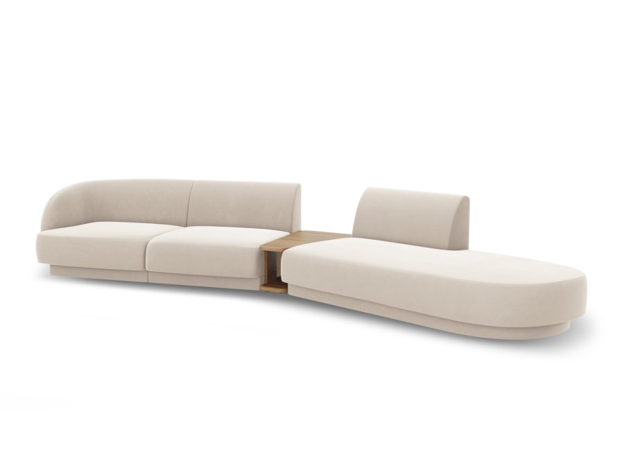 MICADONI  Modulsofa i flyel til hyre, Miley, 4 seter, 360x167x70