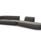 MICADONI  Modulsofa i flyel til hyre, Miley, 4 seter, 360x167x70