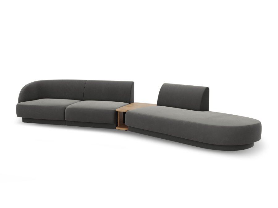 MICADONI  Modulsofa i flyel til hyre, Miley, 4 seter, 360x167x70