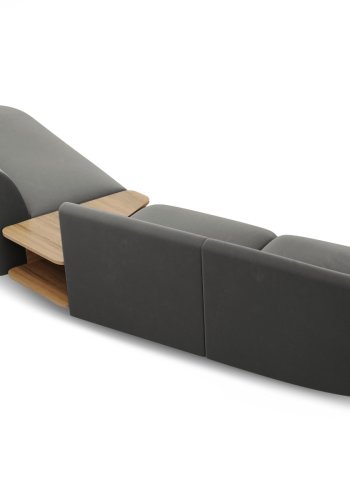 MICADONI  Modulsofa i flyel til hyre, Miley, 4 seter, 360x167x70