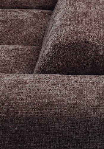 WOOOD CLOUD HJRNESOFA HJREVVET CHENILLE VARM BRUN