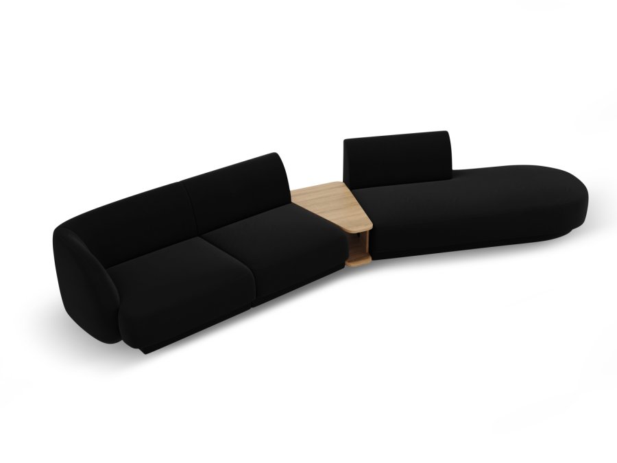 MICADONI  Modulsofa i flyel til hyre, Miley, 4 seter, 360x167x70