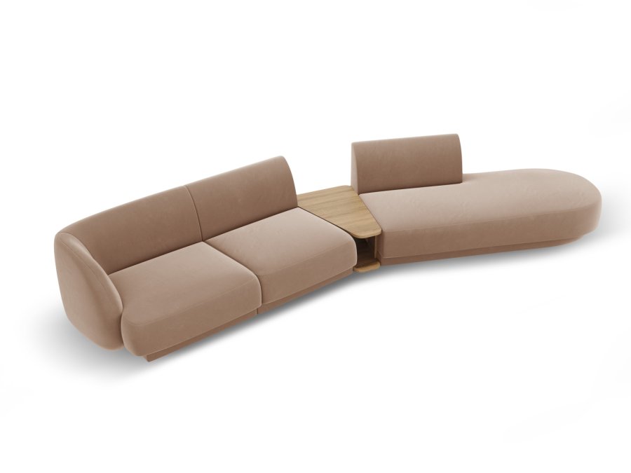 MICADONI  Modulsofa i flyel til hyre, «Miley», 4 seter, 360x167x70
