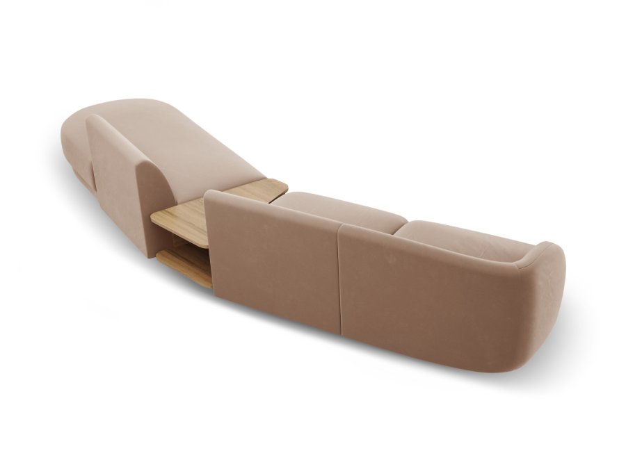 MICADONI  Modulsofa i flyel til hyre, «Miley», 4 seter, 360x167x70