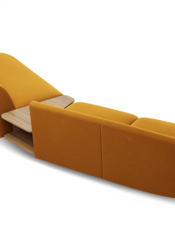 MICADONI  Modulsofa i flyel til hyre, «Miley», 4 seter, 360x167x70