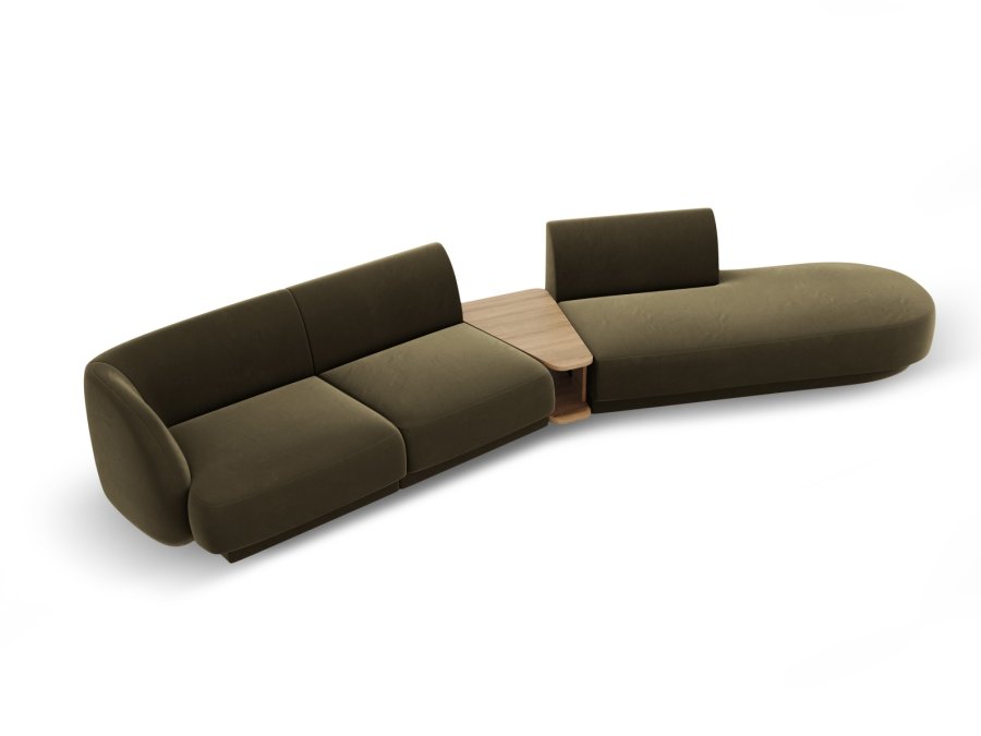 MICADONI  Modulsofa i flyel til hyre, Miley, 4 seter, 360x167x70