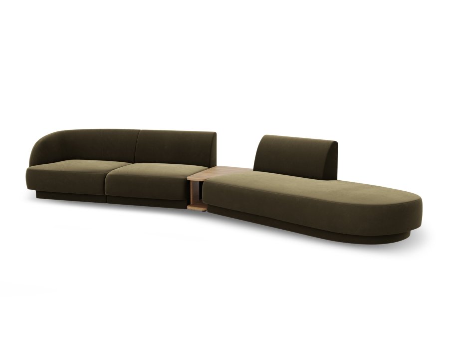 MICADONI  Modulsofa i flyel til hyre, Miley, 4 seter, 360x167x70