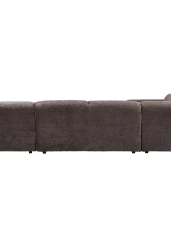 WOOOD CLOUD HJRNESOFA VENSTREVVET CHENILLE VARM BRUN