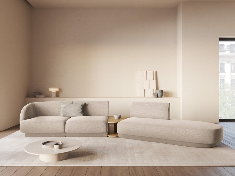 MICADONI  Modulsofa til hyre, Miley, 4 seter, 360x167x70