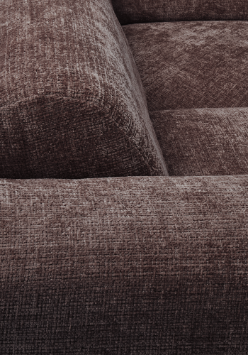 WOOOD CLOUD HJRNESOFA VENSTREVVET CHENILLE VARM BRUN