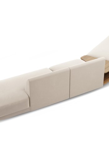 MICADONI  Modulsofa i flyel, venstre, Miley, 5 seter, 425x137x70