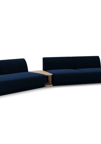 MICADONI  Modulsofa i flyel, venstre, Miley, 5 seter, 425x137x70