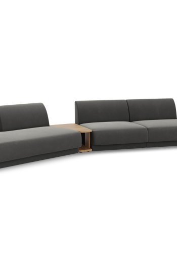MICADONI  Modulsofa i flyel, venstre, Miley, 5 seter, 425x137x70