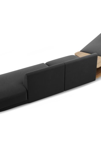 MICADONI  Modulsofa i flyel, venstre, Miley, 5 seter, 425x137x70