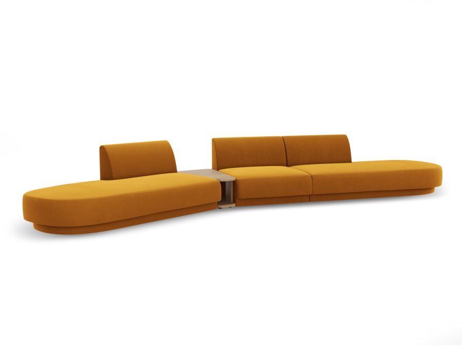 MICADONI  Modulsofa i flyel, venstre, Miley, 5 seter, 425x137x70