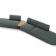 MICADONI  Modulsofa til venstre, Miley, 5 seter, 425x137x70