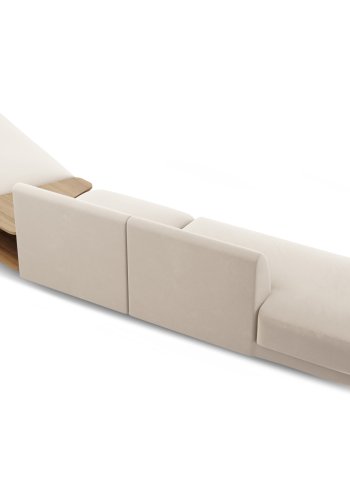 MICADONI  Modulsofa i flyel til hyre, Miley, 5 seter, 425x137x70