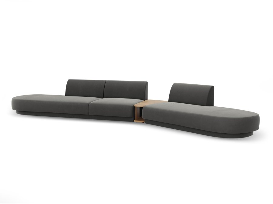 MICADONI  Modulsofa i flyel til hyre, Miley, 5 seter, 425x137x70
