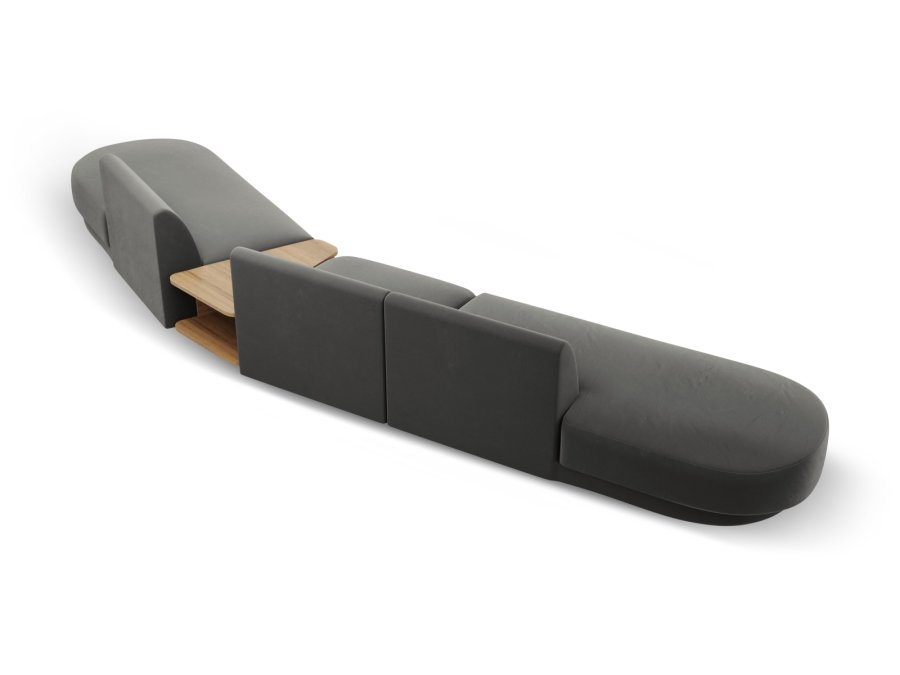 MICADONI  Modulsofa i flyel til hyre, Miley, 5 seter, 425x137x70