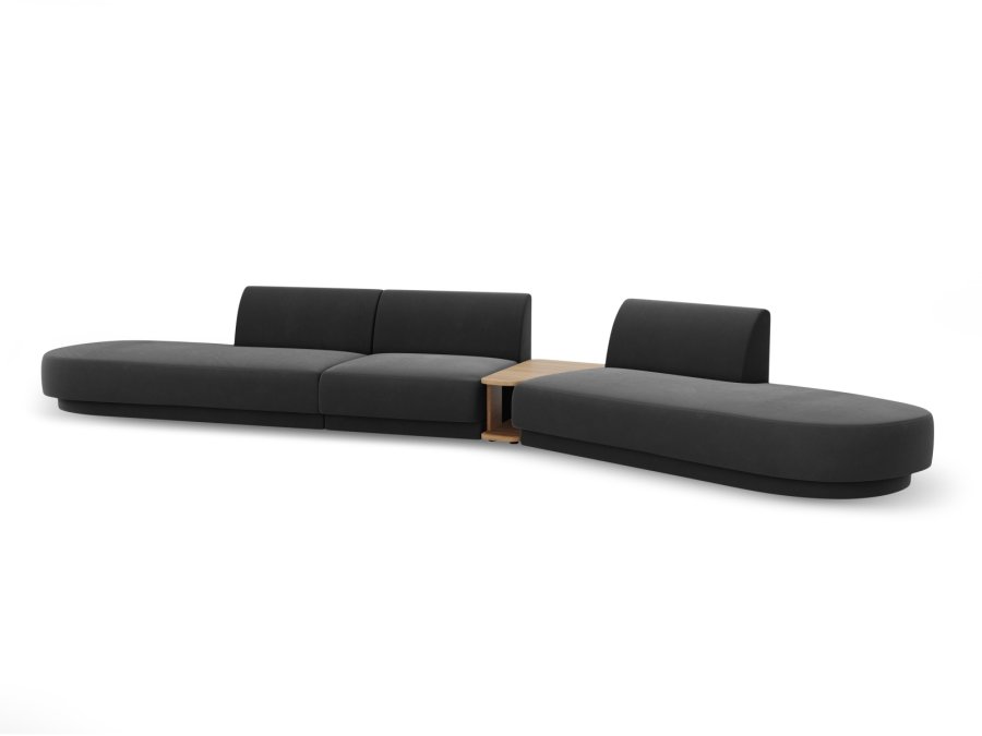 MICADONI  Modulsofa i flyel til hyre, Miley, 5 seter, 425x137x70