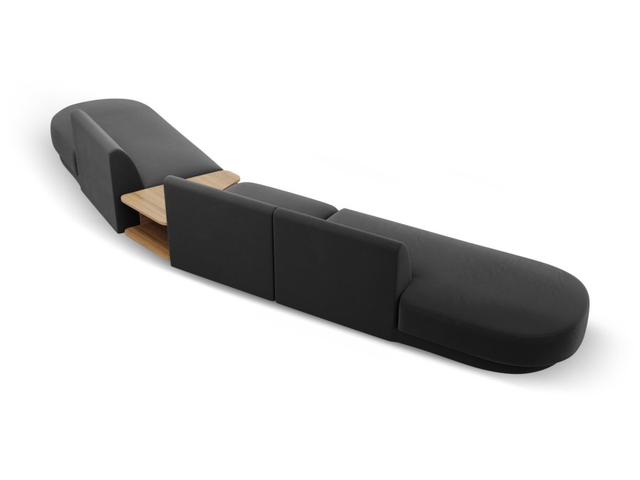 MICADONI  Modulsofa i flyel til hyre, Miley, 5 seter, 425x137x70