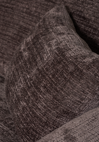 WOOOD CLOUD Schäslongsoffa Vänster Chenille Varmbrun