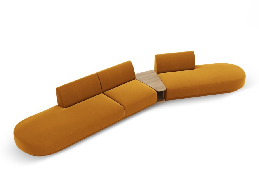 MICADONI  Modulsofa i flyel til hyre, Miley, 5 seter, 425x137x70