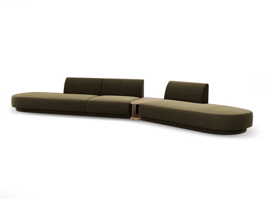 MICADONI  Modulsofa i flyel til hyre, Miley, 5 seter, 425x137x70