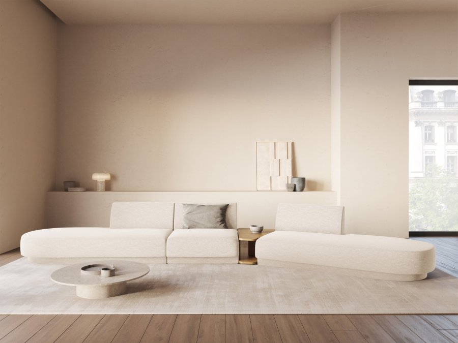 MICADONI  Modulsofa til hyre, Miley, 5 seter, 425x137x70