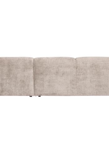 WOOOD CLOUD Schäslongsoffa Höger Chenille Naturlig