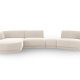 MICADONI  Modulsofa i flyel, venstre, Miley, 4 seter, 320x132x70