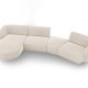 MICADONI  Modulsofa i flyel, venstre, Miley, 4 seter, 320x132x70