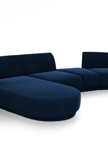 MICADONI  Modulsofa i flyel, venstre, Miley, 4 seter, 320x132x70