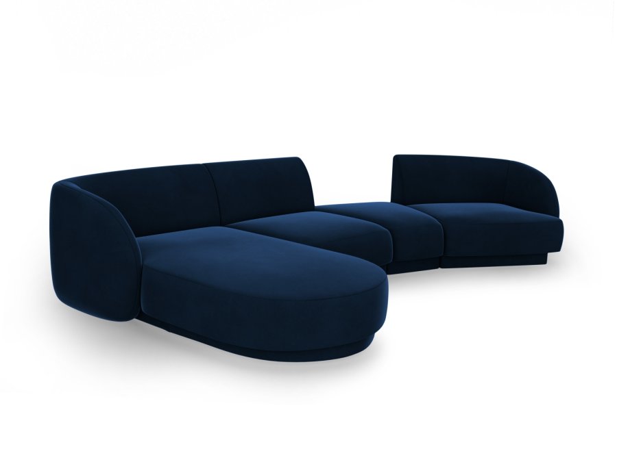 MICADONI  Modulsofa i flyel, venstre, Miley, 4 seter, 320x132x70