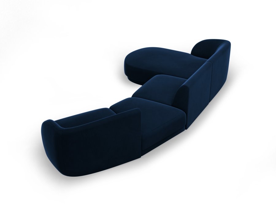 MICADONI  Modulsofa i flyel, venstre, Miley, 4 seter, 320x132x70