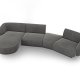 MICADONI  Modulsofa i flyel, venstre, Miley, 4 seter, 320x132x70