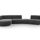 MICADONI  Modulsofa i flyel, venstre, Miley, 4 seter, 320x132x70