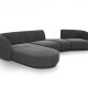 MICADONI  Modulsofa i flyel, venstre, Miley, 4 seter, 320x132x70